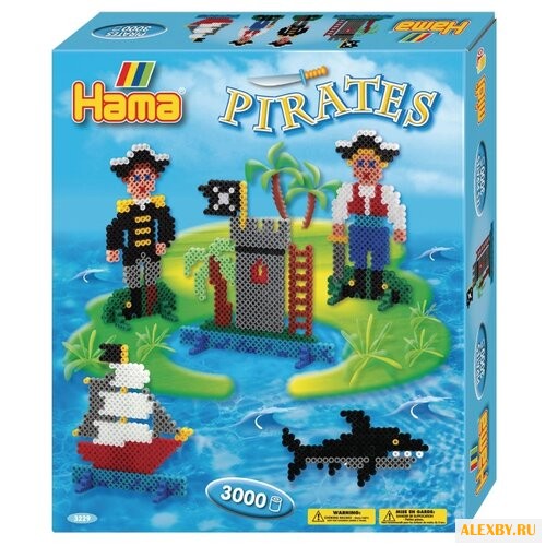 Hama Набор термомозаики Пираты