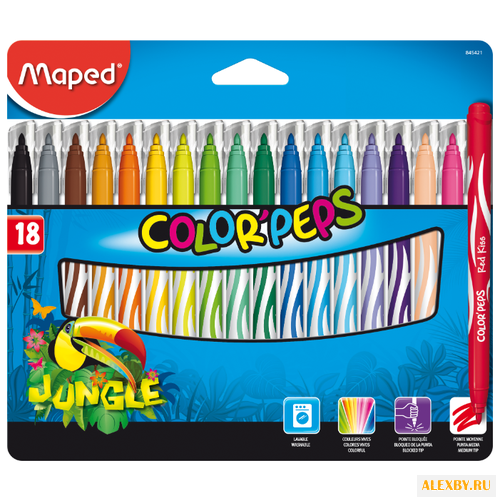 Maped Фломастеры Jungle 18 шт.