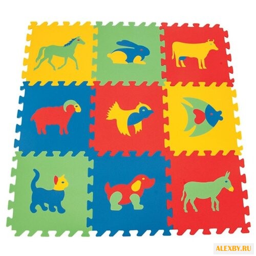 Коврик-пазл pilsan 9-ти