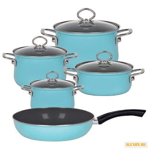 Набор посуды Riess KRISTALLBLAU