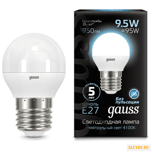 Лампа светодиодная gauss LED