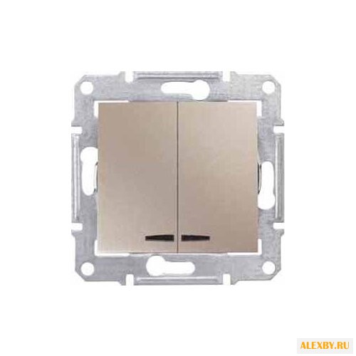 Выключатель 2х1-полюсный