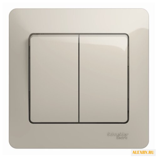 Выключатель 2х1-полюсный