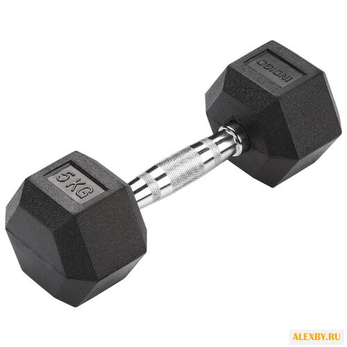 Гантель цельнолитая Indigo