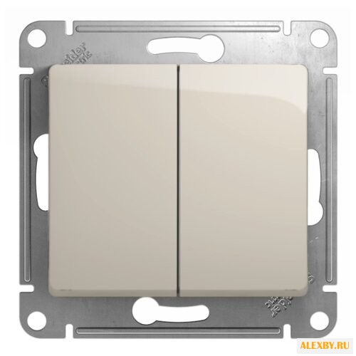 Выключатель 2х1-полюсный