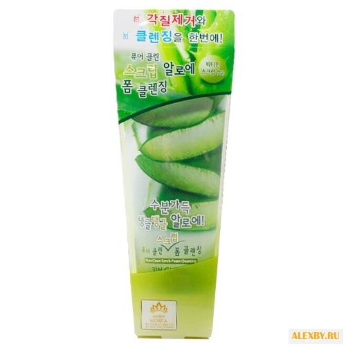 3W Clinic пенка-скраб для