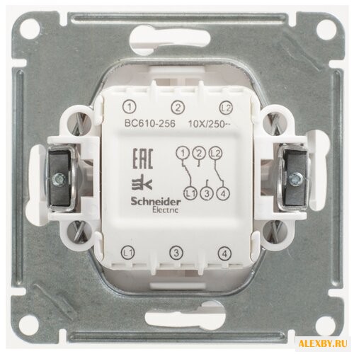 Переключатель с 2-х мест