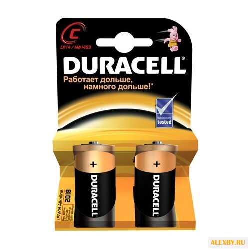Батарейка C Duracell LR14-2BL