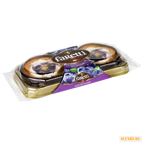 Пирожное Faretti черничное