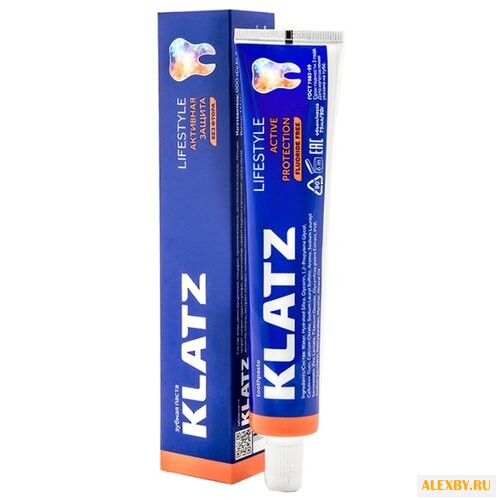 Зубная паста Klatz Lifestyle