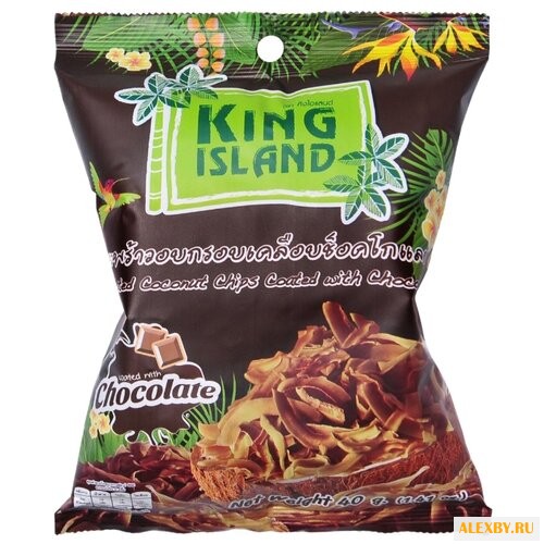 Чипсы King Island кокосовые с