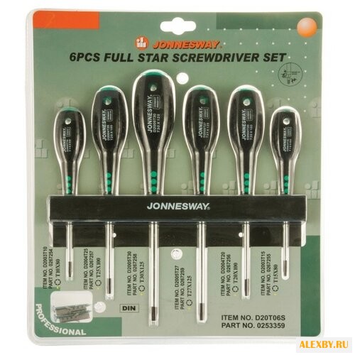 Набор отверток JONNESWAY D20T06S