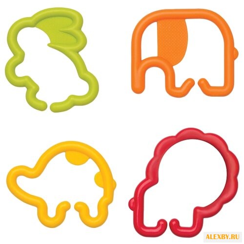 Колечки Infantino Зверюшки