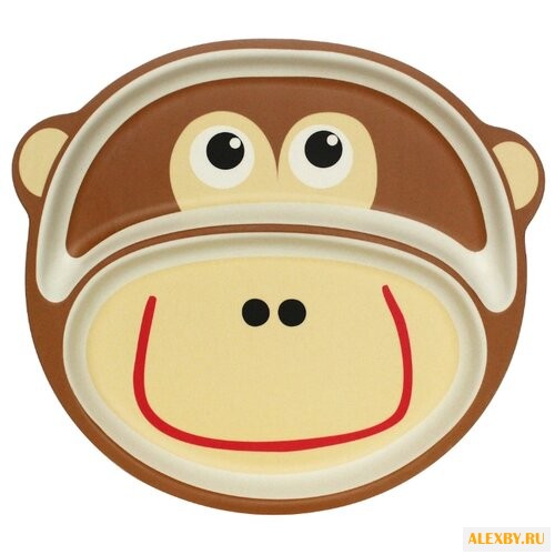 Тарелка Bambooware Обезьянка