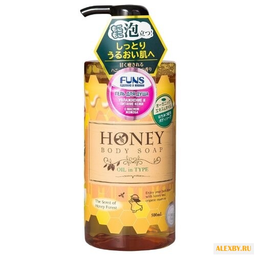 Гель для душа FUNS Honey Oil