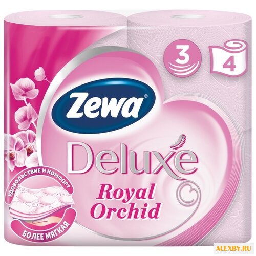Туалетная бумага Zewa Deluxe