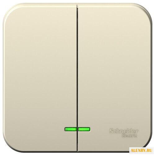 Выключатель 2х1-полюсный