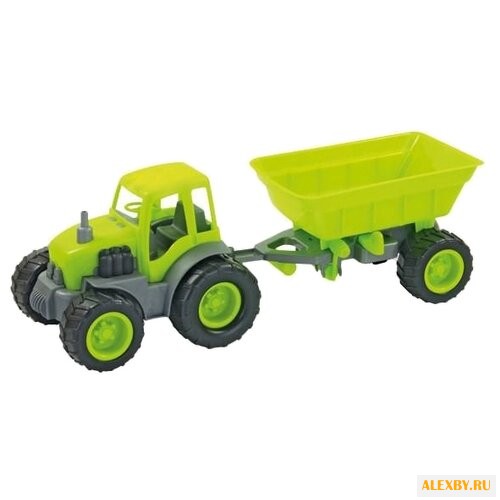 Трактор ZEBRATOYS с прицепом