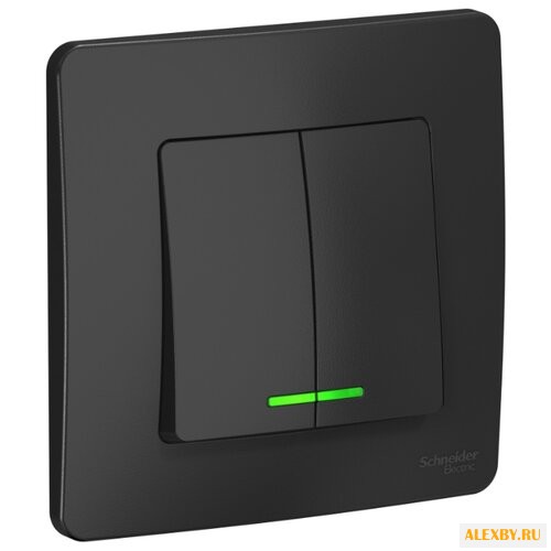 Выключатель 2х1-полюсный