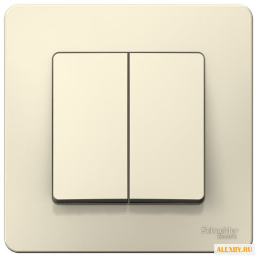 Выключатель 2х1-полюсный