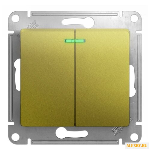 Выключатель 2х1-полюсный