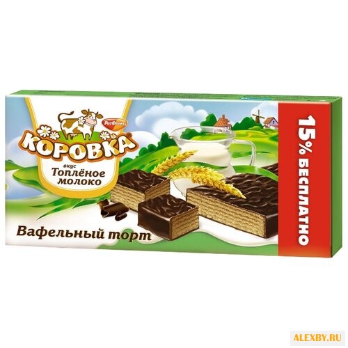 Торт Коровка топленое молоко