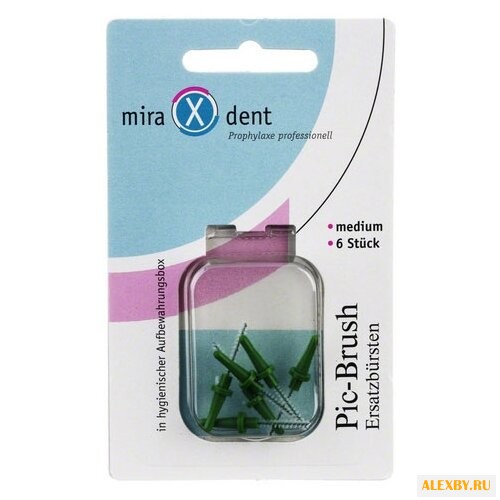 Набор съемных ершиков miradent