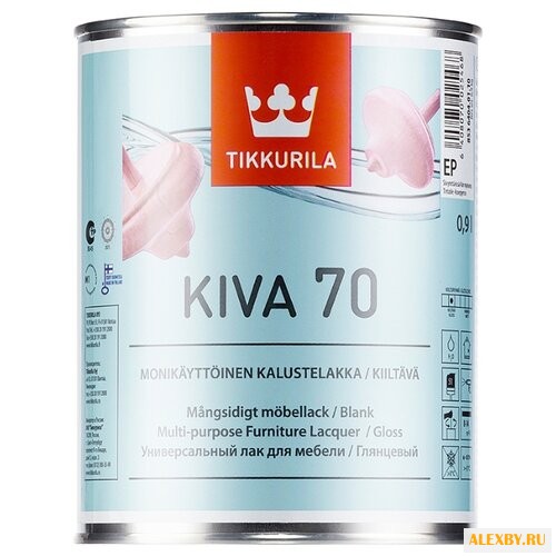 Лак Tikkurila Kiva 70 0.9 л