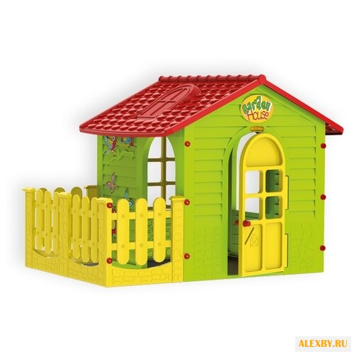 Домик Mochtoys С забором 10839