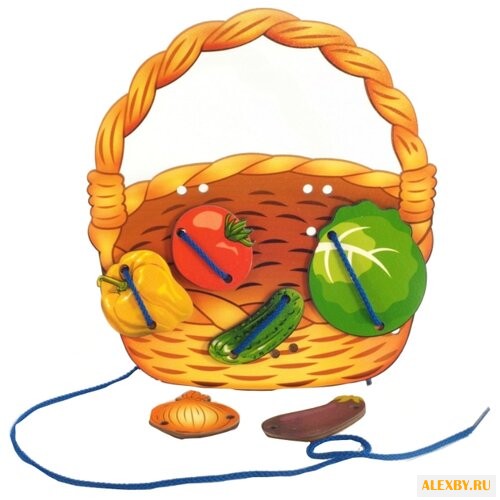 Шнуровка Бэмби Корзина с