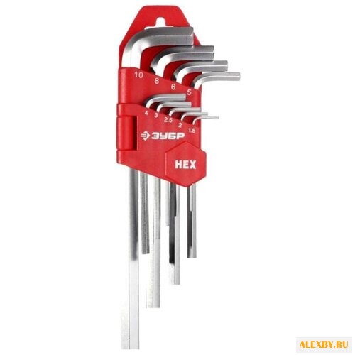 Набор имбусовых ключей ЗУБР