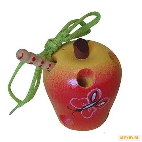 Шнуровка RNToys Яблоко объемное