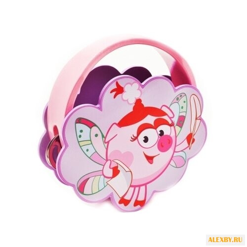 Игрушки из дерева бубен Нюша Д344