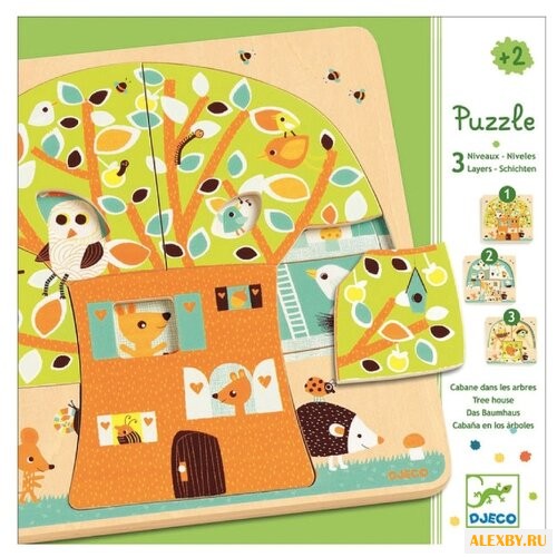 Пазл DJECO Дом-дерево 01481