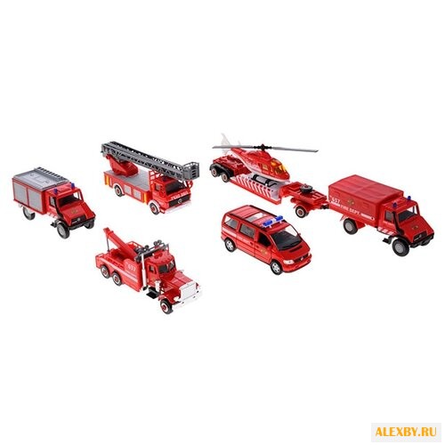 Набор машин Welly Пожарная