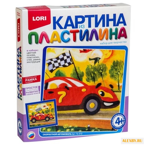 Пластилин LORI Картина из