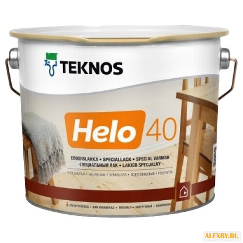 Лак TEKNOS Helo Aqua 40 9 л