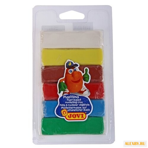 Пластилин JOVI 6 цветов по 25 г