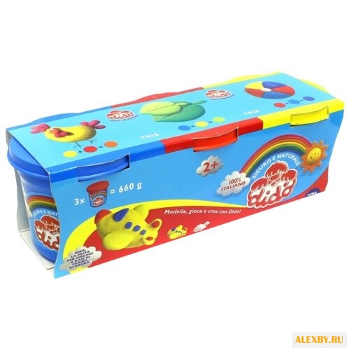 Масса для лепки Dido 3 цвета по