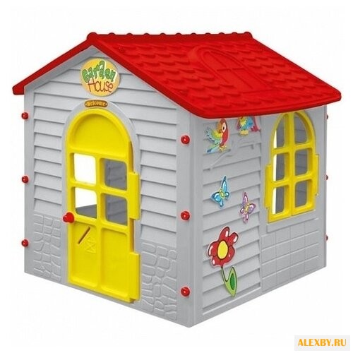 Домик Mochtoys Игровой серый