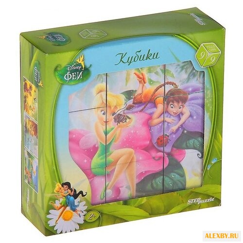 Кубики-пазлы СТЕП Феи 87128