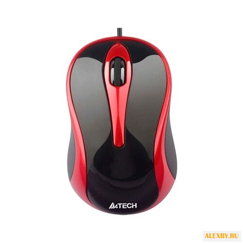 Мышь A4Tech N-350-2 Black-Red USB