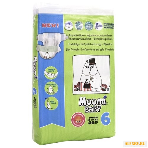 Muumi подгузники Baby 6 12-24