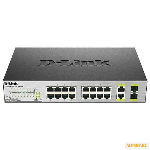 Коммутатор D-link DES-1018MP A1