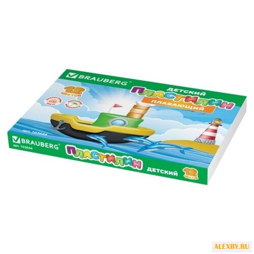 Пластилин BRAUBERG плавающий