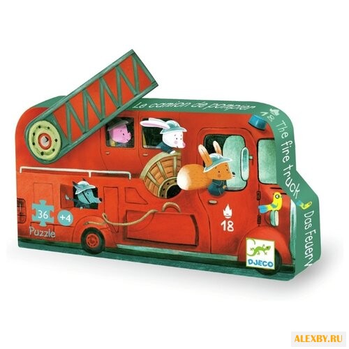 Пазл DJECO Пожарная машина