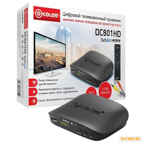 TV-тюнер D-COLOR DC801HD DVB-T2