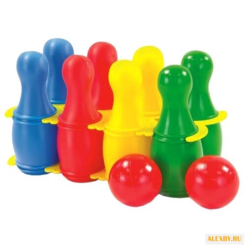Набор с кеглями ZebraToys малый