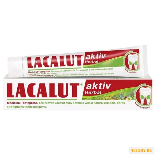 Зубная паста Lacalut Aktiv Herbal