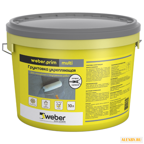 Грунтовка Weber Prim Multi 10 л